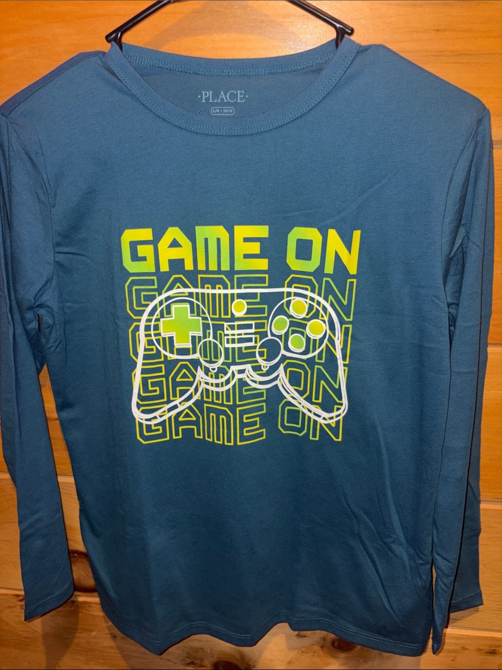 The Children's Place Blue 'Game On' Graphic Long Sleeve Tee